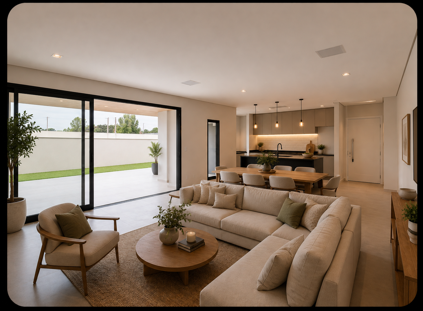 Ambiente mobiliado por IA